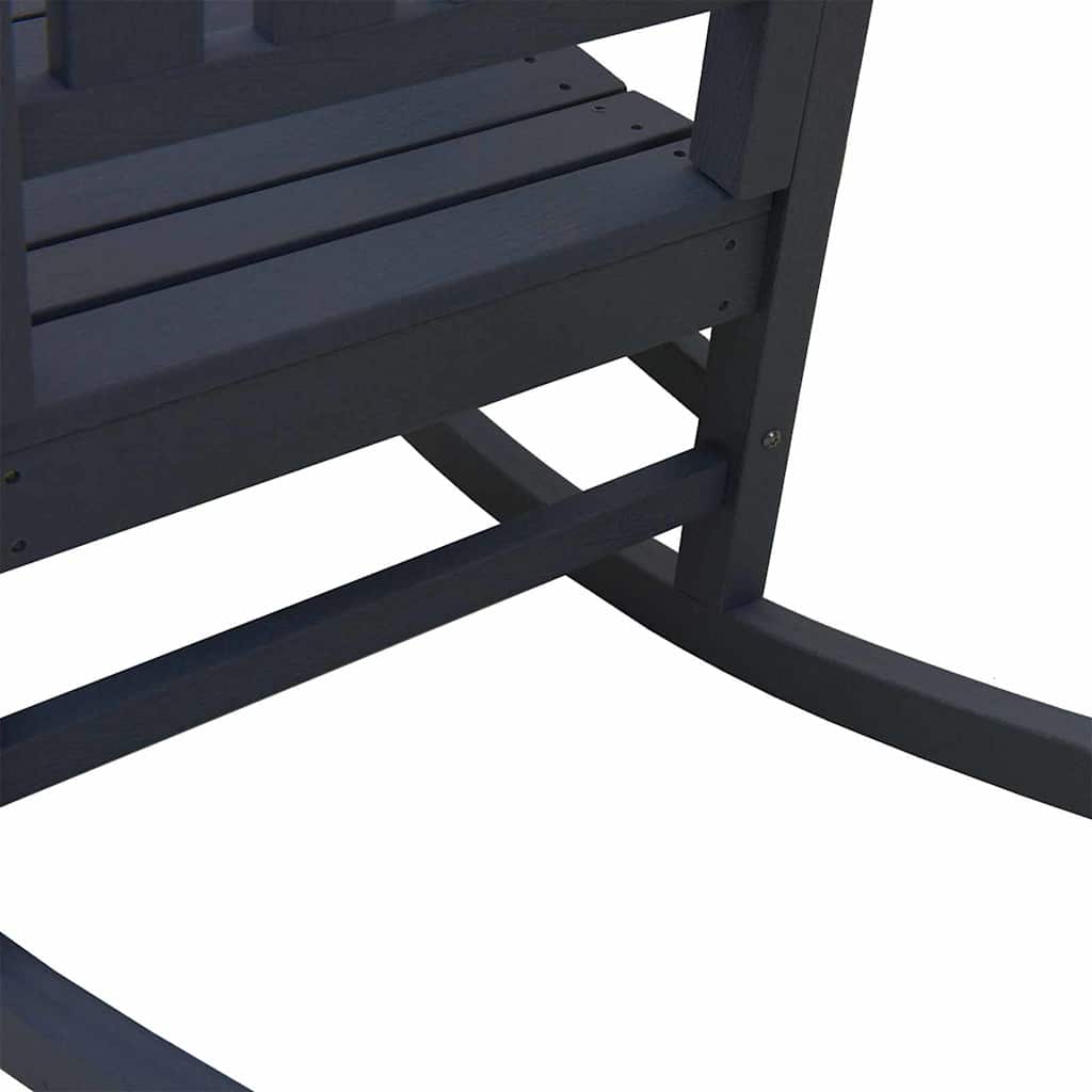 Garden Rocking Chair 2 pcs Navy 70 x 92 x 108cm Plastic