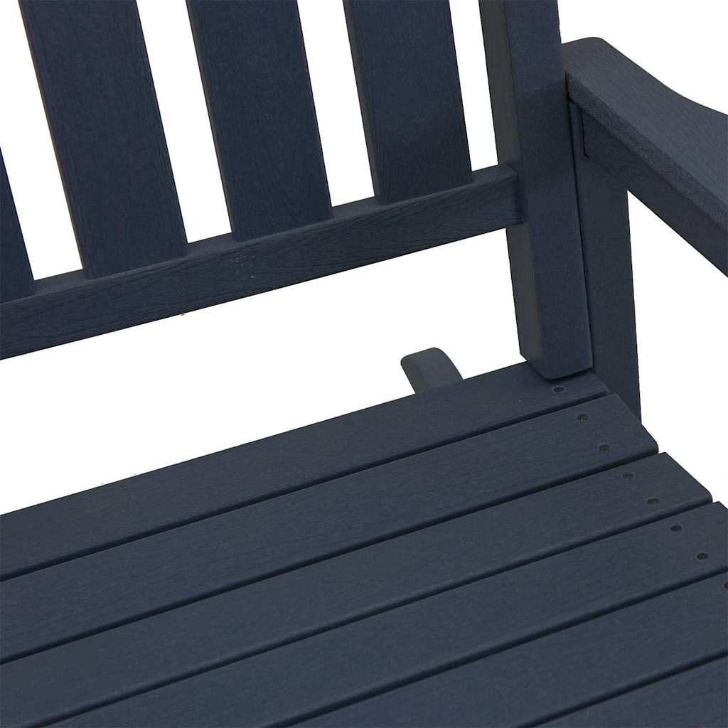 Garden Rocking Chair 2 pcs Navy 70 x 92 x 108cm Plastic