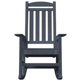 Garden Rocking Chair 2 pcs Navy 70 x 92 x 108cm Plastic