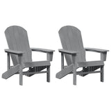 Garden Lounge Furniture 2 pcs Light Grey 74 x 82 x 90cm