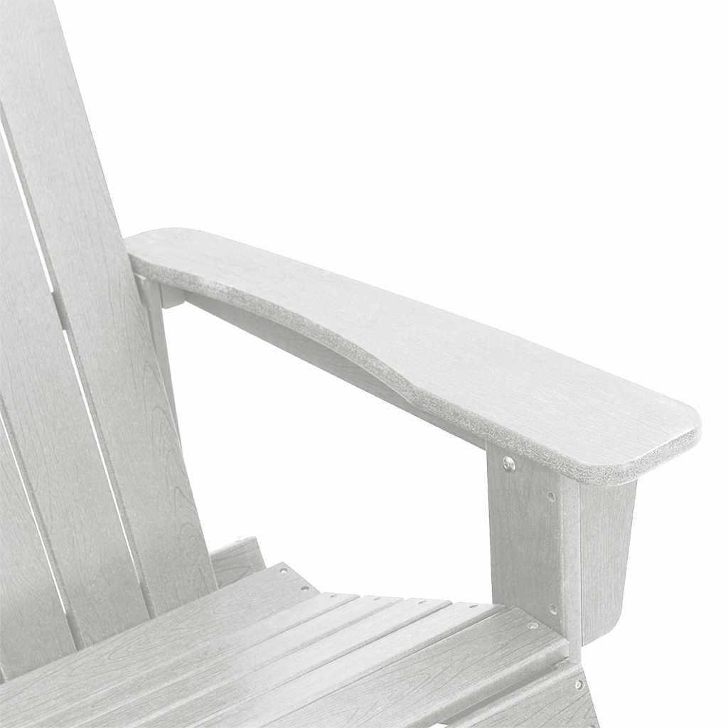 Adirondack Rocking Chairs 2 pcs White HDPE