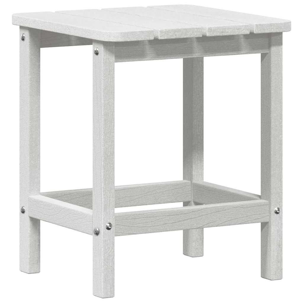 Garden Lounge Set 3 pcs White HDPE