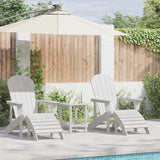 Garden Lounge Furniture 2 pcs White 74 x 82 x 90cm Plastic