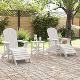 Garden Lounge Furniture 2 pcs White 74 x 82 x 90cm Plastic