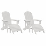 Garden Lounge Furniture 2 pcs White 74 x 82 x 90cm Plastic