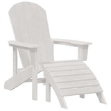 Garden Lounge Furniture 2 pcs White 74 x 82 x 90cm Plastic
