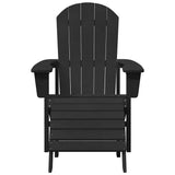 Garden Lounge Furniture 2 pcs Black 74 x 82 x 90cm Plastic