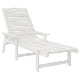 Garden Lounge Furniture Reclining 2 pcs White 53 x 195.5 x 30cm