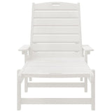 Garden Lounge Furniture Reclining 2 pcs White 53 x 195.5 x 30cm