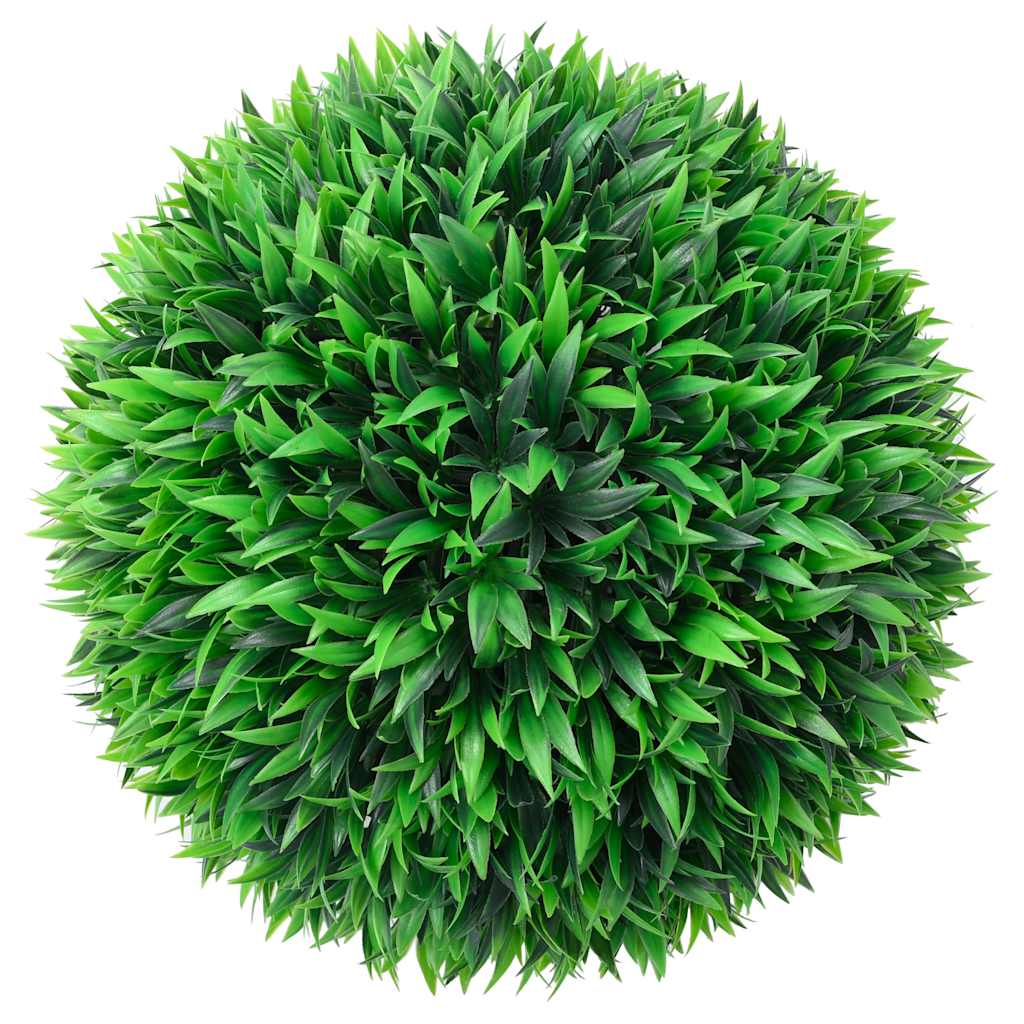 Artificial Boxwood Balls with LED Lights 2 pcs Green 47 cm