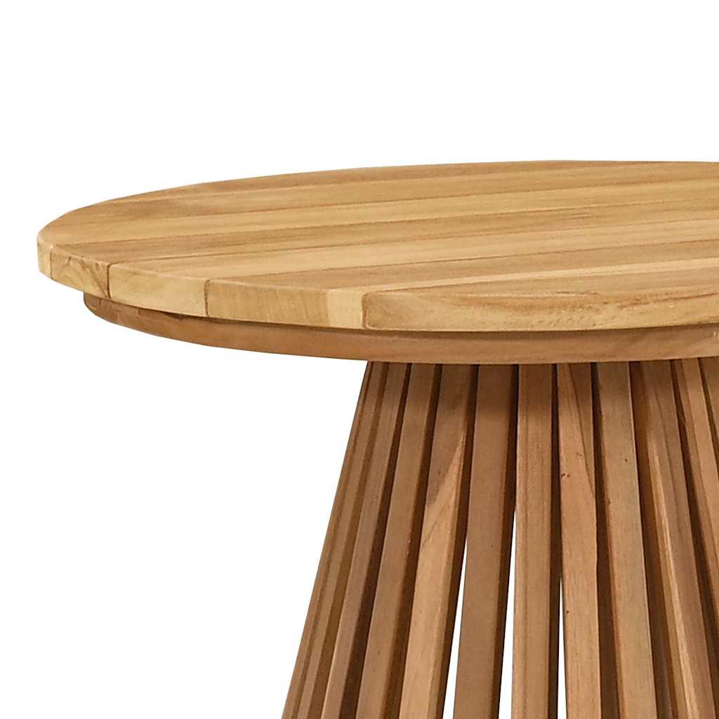 Garden Side Table Brown 50 x 50 x 49.5 cm Solid teak wood