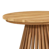 Garden Side Table Brown 50 x 50 x 49.5 cm Solid teak wood