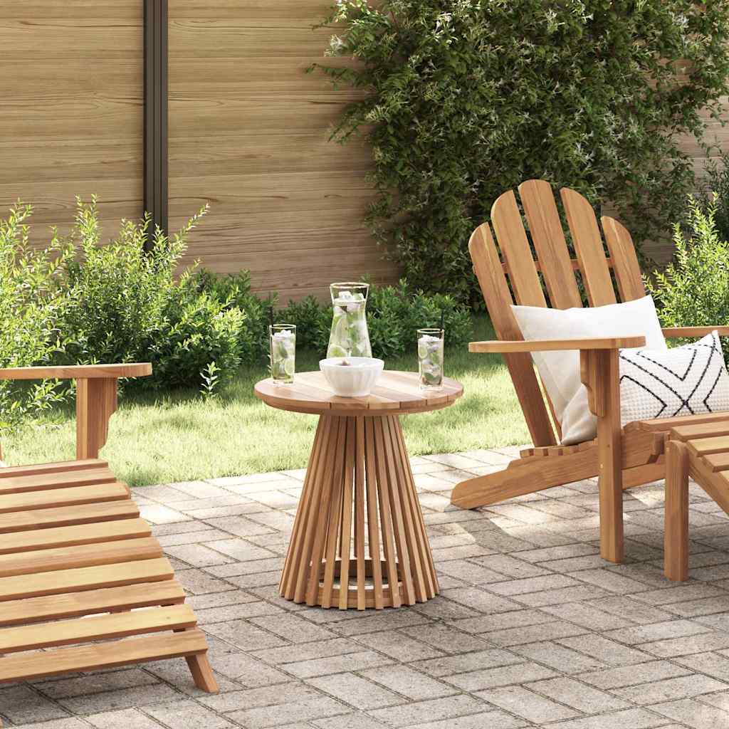 Garden Side Table Brown 50 x 50 x 49.5 cm Solid teak wood