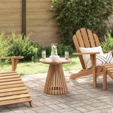 Garden Side Table Brown 50 x 50 x 49.5 cm Solid teak wood