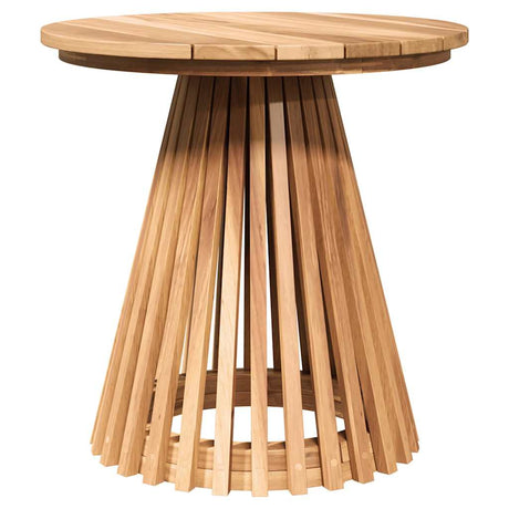 Garden Side Table Brown 50 x 50 x 49.5 cm Solid teak wood