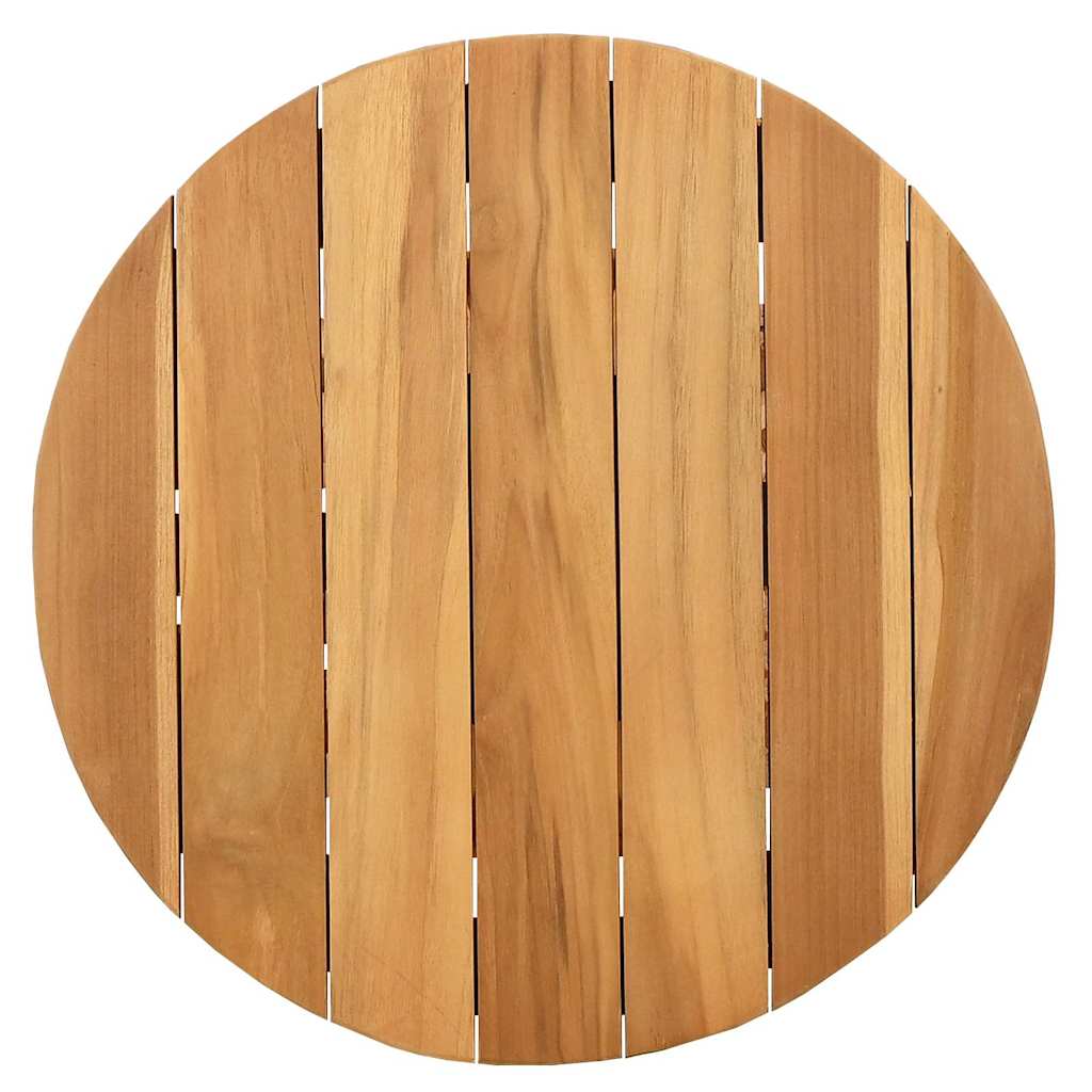 Garden Side Table Brown 50 x 50 x 49.5 cm Solid teak wood