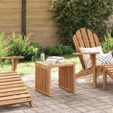 Garden Side Table Brown 45 x 42.5 x 45 cm Solid teak wood