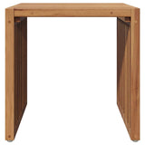 Garden Side Table Brown 45 x 42.5 x 45 cm Solid teak wood