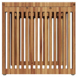 Garden Side Table Brown 45 x 42.5 x 45 cm Solid teak wood