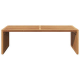 Garden Side Table Brown 110 x 55 x 35.5 cm Solid teak wood