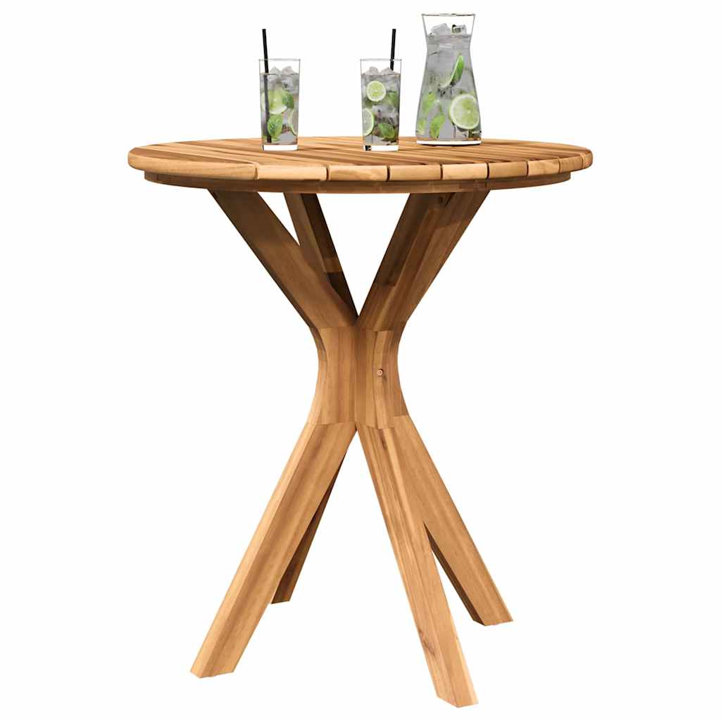 Bistro Table Brown 70 x 70 x 75 cm Solid teak wood