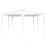 Party Tent White 400 x 400 x 266 cm Polyester and Steel