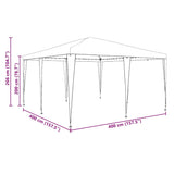 Party Tent Blue and White 400 x 400 x 266 cm