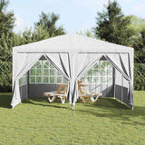 Party Tent White 400 x 400 x 266 cm Polyethylene