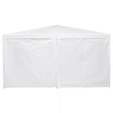 Party Tent White 400 x 400 x 266 cm Polyester and Steel