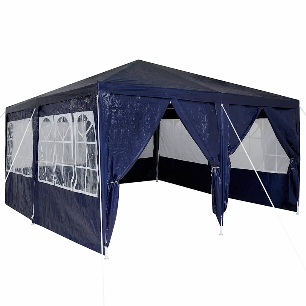 Party Tent Blue and White 400 x 400 x 266 cm