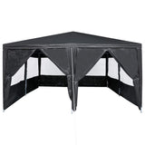 Party Tent Anthracite and White 400 x 400 x 266 cm