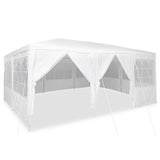 Party Tent White 600 x 400 x 266 cm Polyester and Steel