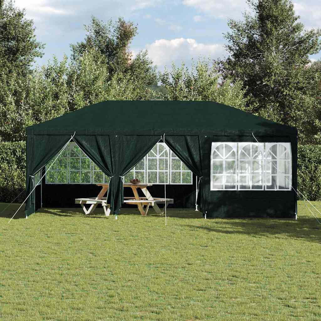 Party Tent Green and White 600 x 400 x 266 cm