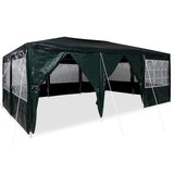 Party Tent Green and White 600 x 400 x 266 cm