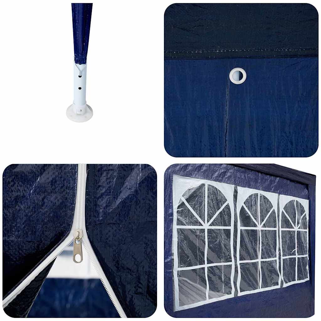 Party Tent Blue and White 800 x 400 x 266 cm