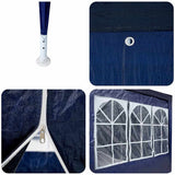 Party Tent Blue and White 800 x 400 x 266 cm