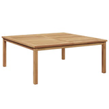 Coffee Table Brown 110 x 110 x 45 cm Solid teak wood