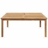 Coffee Table Brown 110 x 110 x 45 cm Solid teak wood