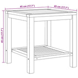 Coffee Table Brown 45 x 45 x 45 cm Solid teak wood