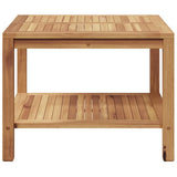 Coffee Table Brown 60 x 60 x 45 cm Solid teak wood