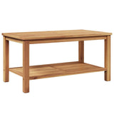 Coffee Table Brown 90 x 50 x 45 cm Solid teak wood