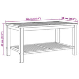 Coffee Table Brown 90 x 50 x 45 cm Solid teak wood