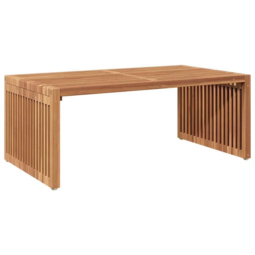 Garden Side Table Manual Brown 90 x 50 x 36 cm Solid teak wood