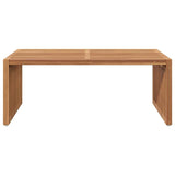 Garden Side Table Manual Brown 90 x 50 x 36 cm Solid teak wood