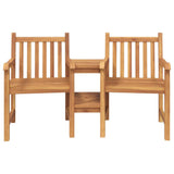 Chair Brown 152 x 63 x 89 cm Solid Teak Wood