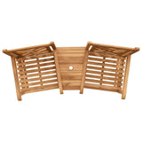 Outdoor Chairs Brown 152 x 63 x 89 cm Solid teak wood