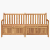 Garden Storage Bench Brown 180 x 60 x 90 cm Solid teak wood