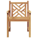 Chair 2 pcs Brown 60 x 58 x 90 cm Solid Teak Wood