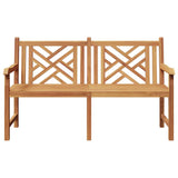 Garden Bench Brown 150 x 60 x 90 cm Solid teak wood