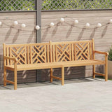 Garden Bench Brown 228 x 60 x 90 cm Solid teak wood